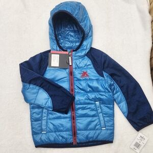 NWT ZeroXposur Kids Blue and Navy Jacket Size 4T